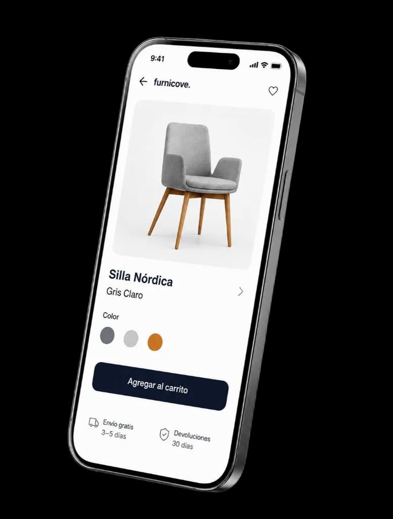 Aplicación móvil conectada con panel administrativo y APIs