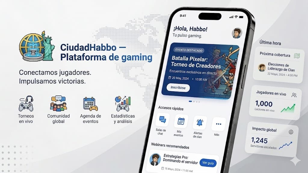 CiudadHabbo - Plataforma de gaming y comunidad